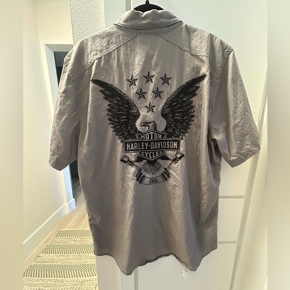 Harley-Davidson Gray Men's Shirt